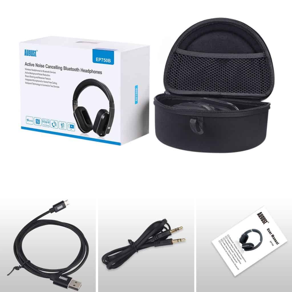 August EP750 with accessories